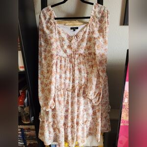 Floral Long Sleeve Dress